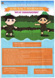 Lomba Animasi Hari Bakti Rimbawan tahun 2016